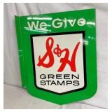S&H GREEN STAMP FLANGE SIGN 
