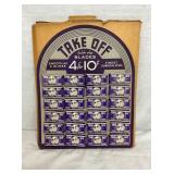 TAKE OFF 10C BLADES CB EASELBACK DISPLAY