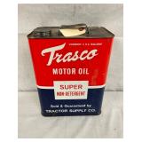 2G. TRASCO MOTOR OIL CAN 