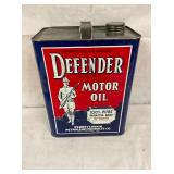 2G. DEFENDER MOTOR OIL CAN 