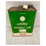 2G. AGWAY UTILITY MOTOR OIL CAN