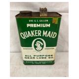 1G. QUAKER MAID GEAR LUBE CAN W/MAID