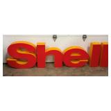 SHELL PLASTIC LETTER SIGN 