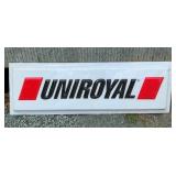 EMB. UNIROYAL LEXAN SIGN 