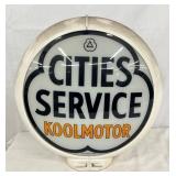 16IN. CITIES SERVICE GAS PUMP GLOBE 