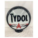 16IN. TYDOL GAS PUMP GLOBE 