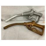 2 EARLY GAS PUMP NOZZLES