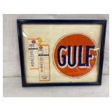 FRAMED GULF PATCH & OTHER