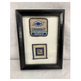 FRAMED GM & CHEROLET PATCHES