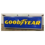 DOUBLE SIDED EMB. GOODYEAR CAN SIGN 