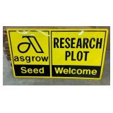 NOS SST EMB. ASGROW SEED SIGN