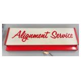ALIGNMENT SERVICE STORE SIGN
