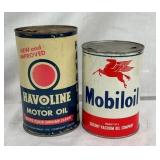 1QT. MOBILOIL AND HAVOLINE CAN