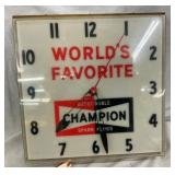 16IN WORLDS CHAMPION CLOCK