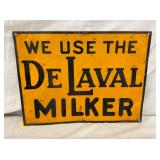 SST DELAVAL MILKER SIGN 16X12