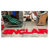 LEXAN SINCLAIR LETTER SIGN