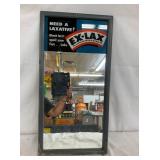 EX-LAX MIRROR ADVERTISING