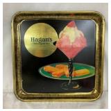HAGANS ICE CREAM SERVING TRAY