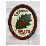 RE-SPLITS METAL SERVING TRAY