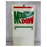 1970 MT DEW CALENDAR PAD SIGN 6X12