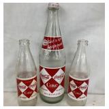 1PT AND 10 OZ COKE BOTTLES