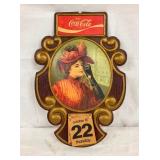 LEXAN EMB. 1981 COKE CALENDAR