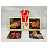 LEXAN EMB. NOS 1974 COKE CALENDAR/PHOTOS