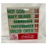 COKE SST MENU "THINGS GO BETTER W/ COKE"