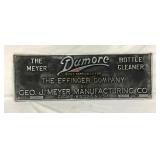 EMB. CAST DUNMORE WALL PLAQUE 