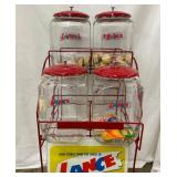 CLOSE UP VIEW W/STORE JARS 