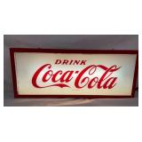 LIGHTED DRINK COCA-COLA SIGN 