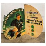 GOODYEAR LIFEGUARDS CARDBOARD  