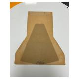 BACK VIEW CARDBOARD EASELBACK 