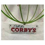 CLOSE UP VIEW 5 1/2 X 2 1/2 SIGN 