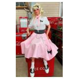 SODA SHOP POODLE SKIRT GIRL MANNEQUIN