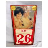 METAL/CB COCA-COLA CALENDAR
