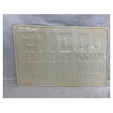 BACK VIEW EMB. BOOMS SIGN