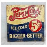 EMB. PEPSI COLA DOUBLE DOT SIGN