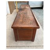 END VIEW PINE STORE COUNTER