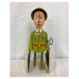 TIN LITHO WIND UP G.I. JOE AND K-9 PUPS