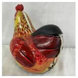 BACK VIEW "HEN LAYING EGGS"