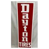 SST EMB. VERTICAL DAYTON TIRES SIGN