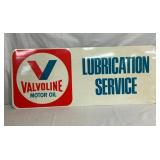 SST EMB. VALVOLINE LUBRICATION SIGN