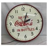21IN DRINK COKE IN BOTTLES CLOCK