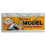 SSP MODEL TOBACCO SIGN W/ MAN