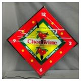 22IN CHEERWINE LIGHTUP CLOCK