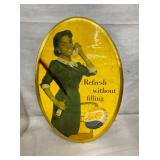 EARLY PEPSI BLACK AMERICAN EASEL BACK