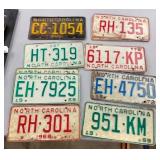 VARIOUS NC LIC. TAGS