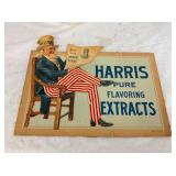 EARLY HARRIS EXTRACTS CB EASEL BACK