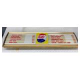 PLASTIC PEPSI COLA MENU SIGN